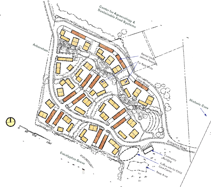 Easy Draw A Sketch Depictig A Sustainable Community for Beginner